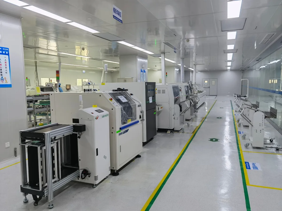 Dust-free SMT workshop at BESTAR Wuxi facility